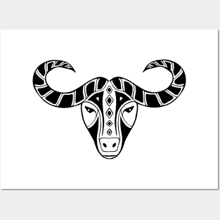 Ox symbol of 2021 year Posters and Art